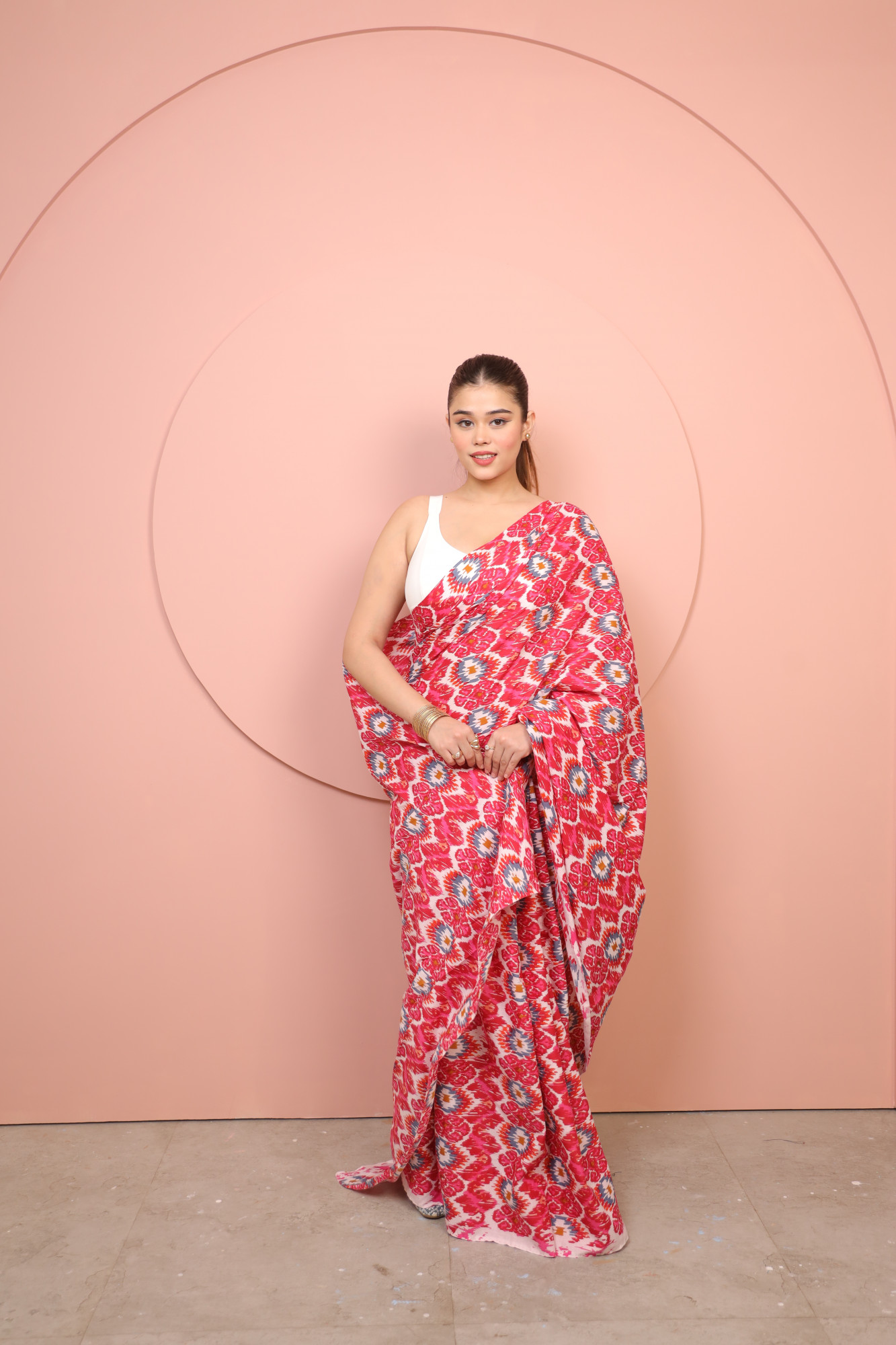 Rani Printed Cotton saree