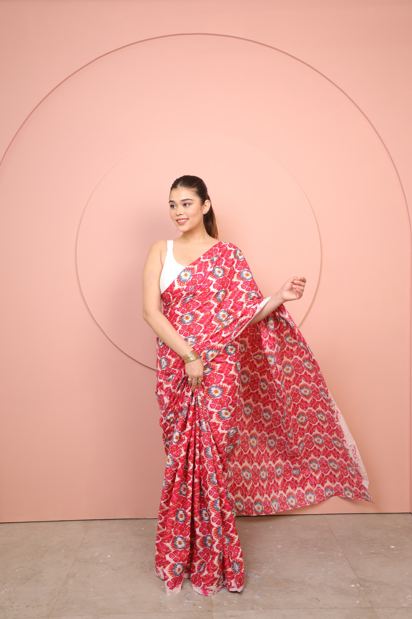 Rani Printed Cotton saree