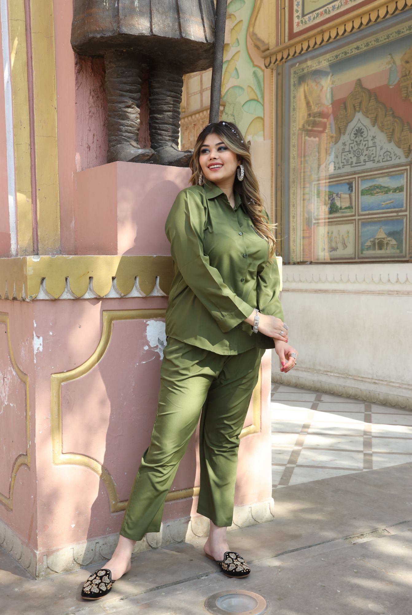 Mehendi Green Coord Set