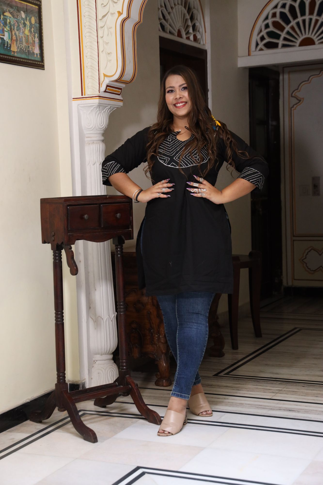 Black kurta