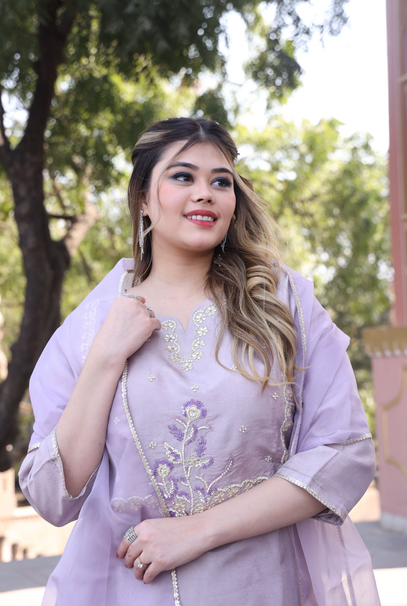 Sanjana handwork kurta set