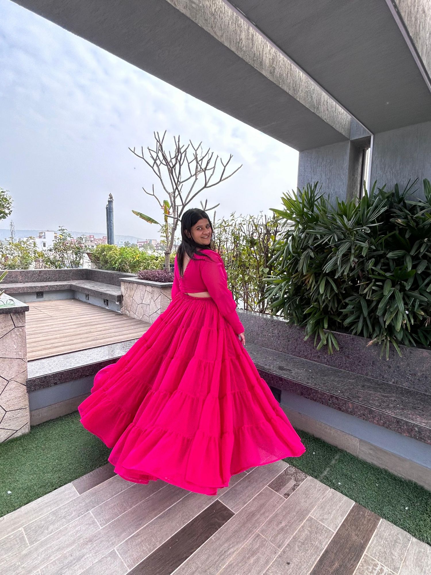 Zahra Rani Pink Lehenga Set