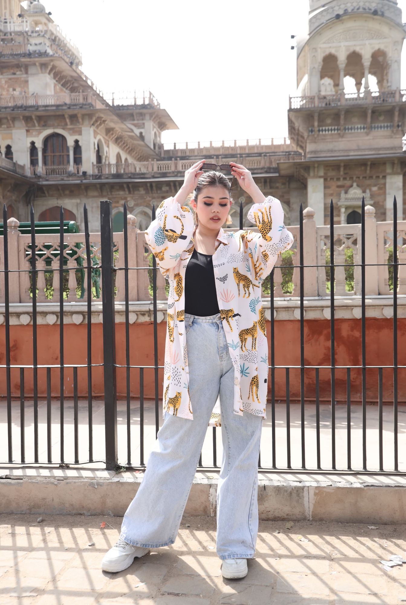 Leopard Dress Cum Top