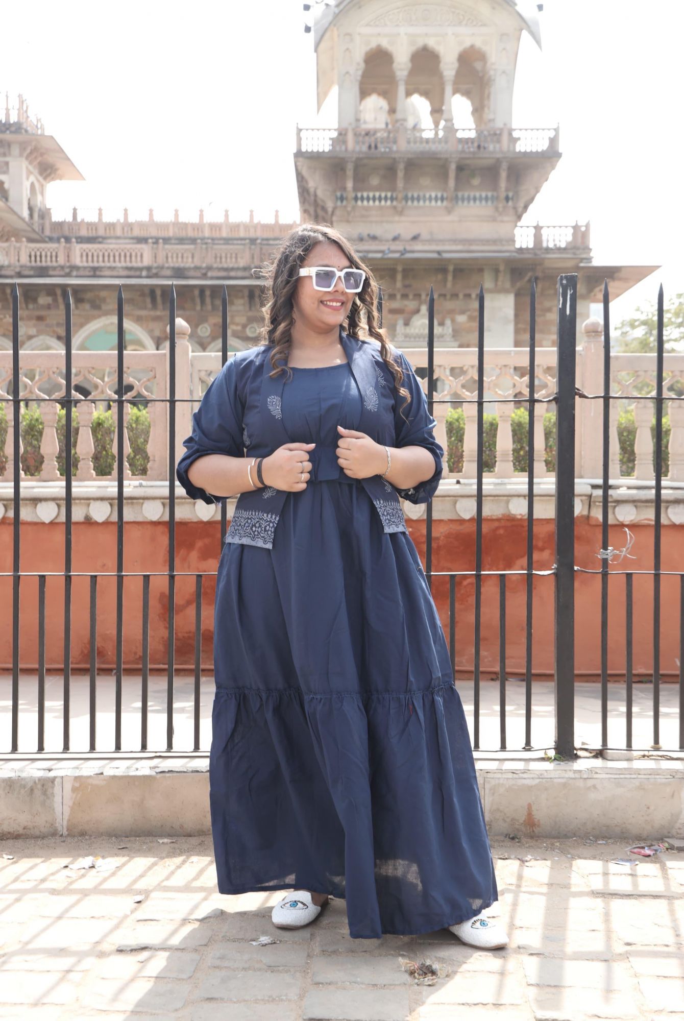 Navy Coord Set With Jacket