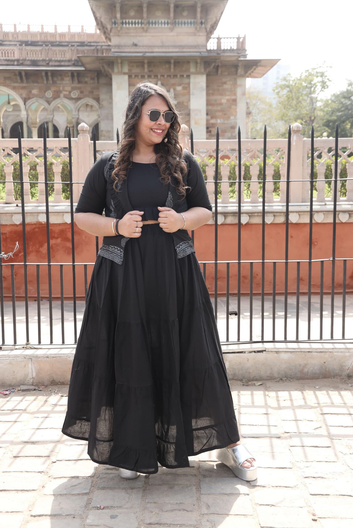 Black Coord Set With Jacket