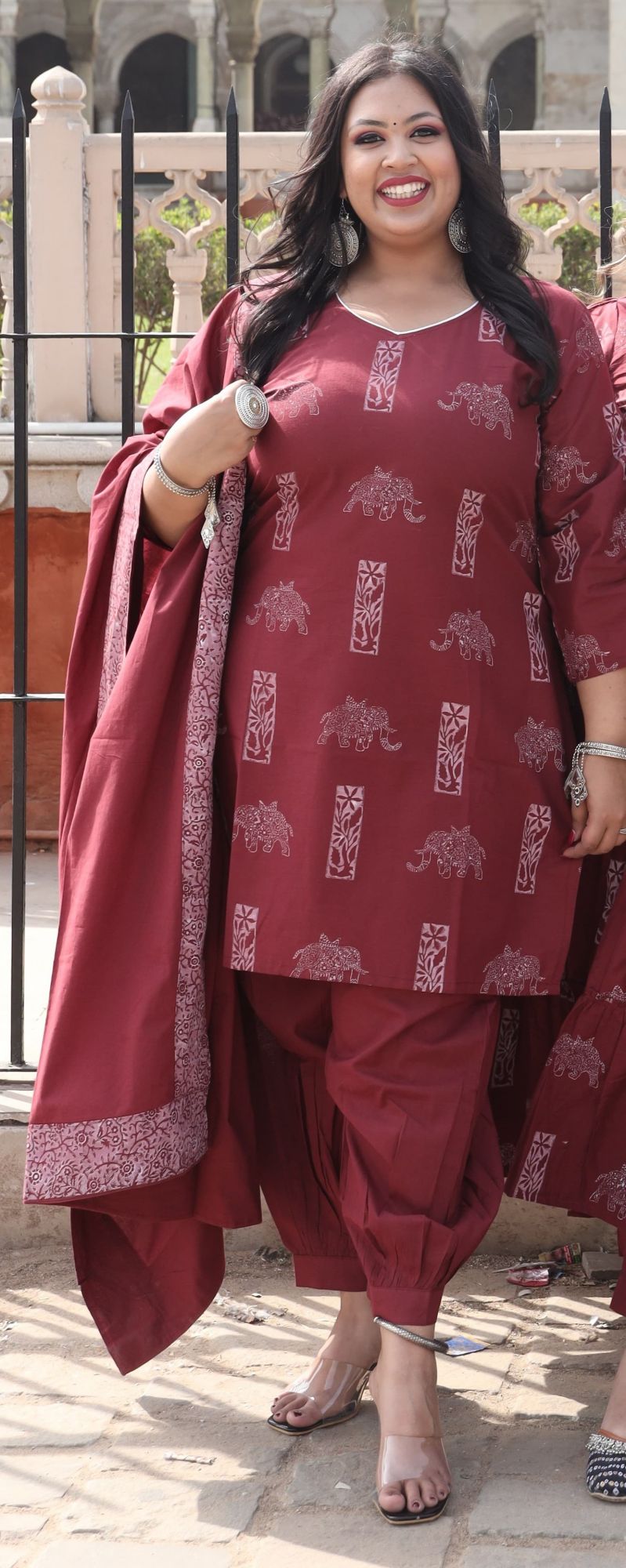 Brick Handblock Suit Set