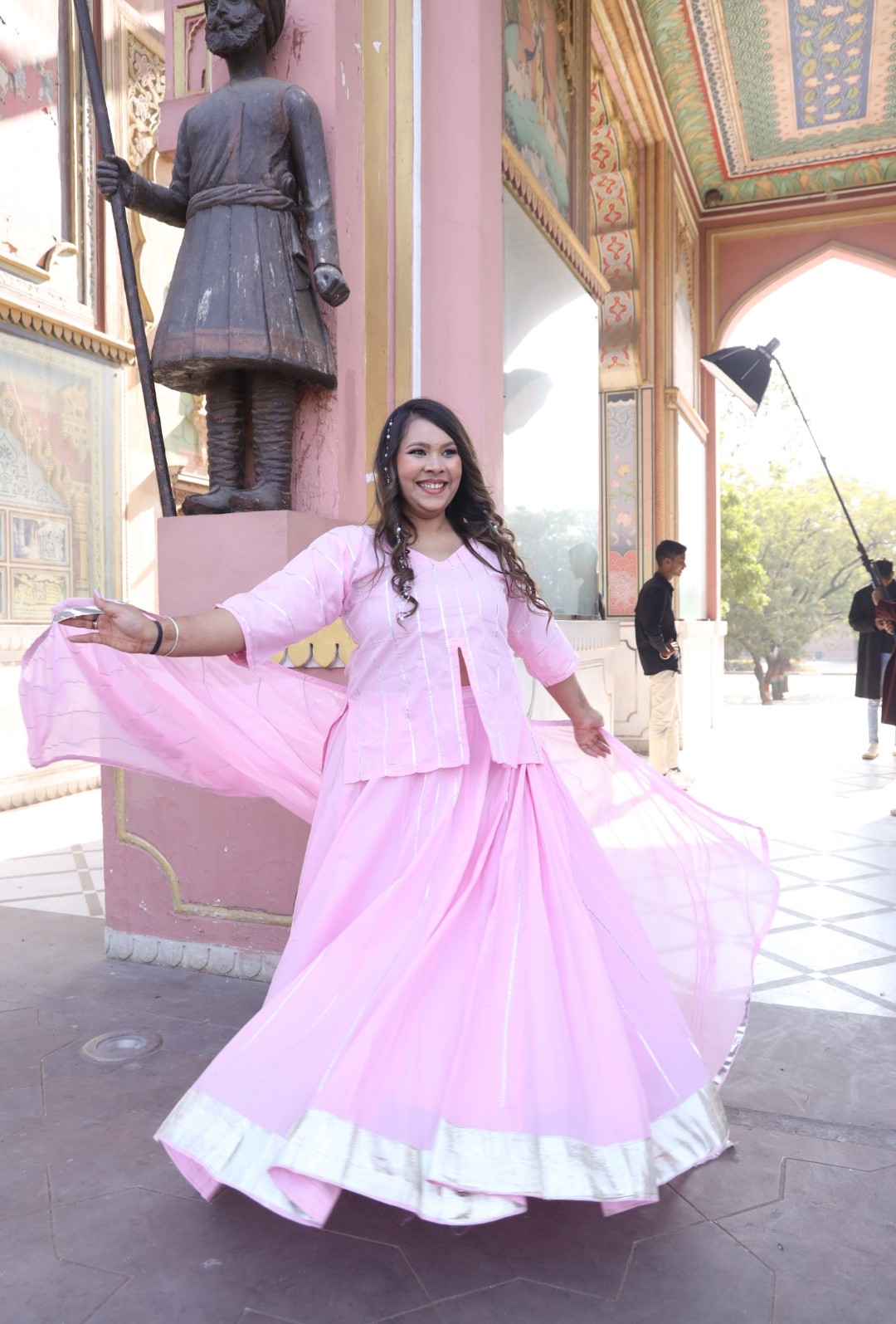 Shanaya Baby Pink Lehenga Set