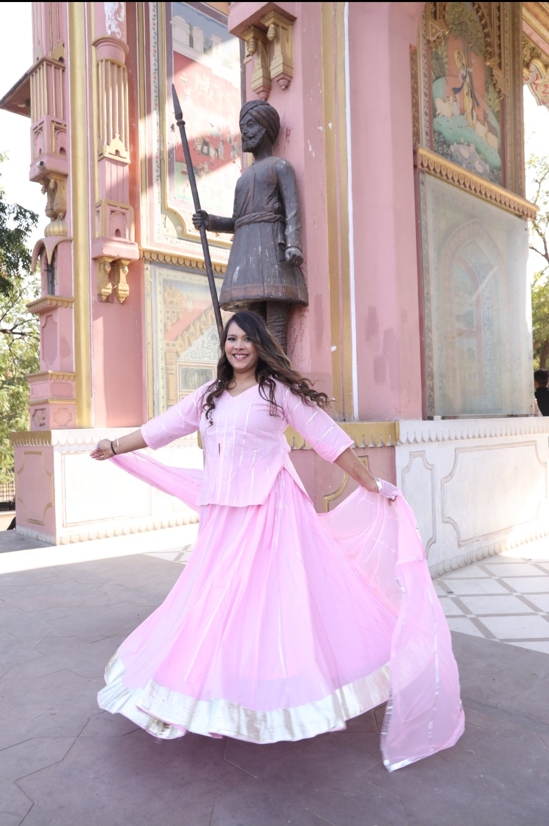 Shanaya Baby Pink Lehenga Set