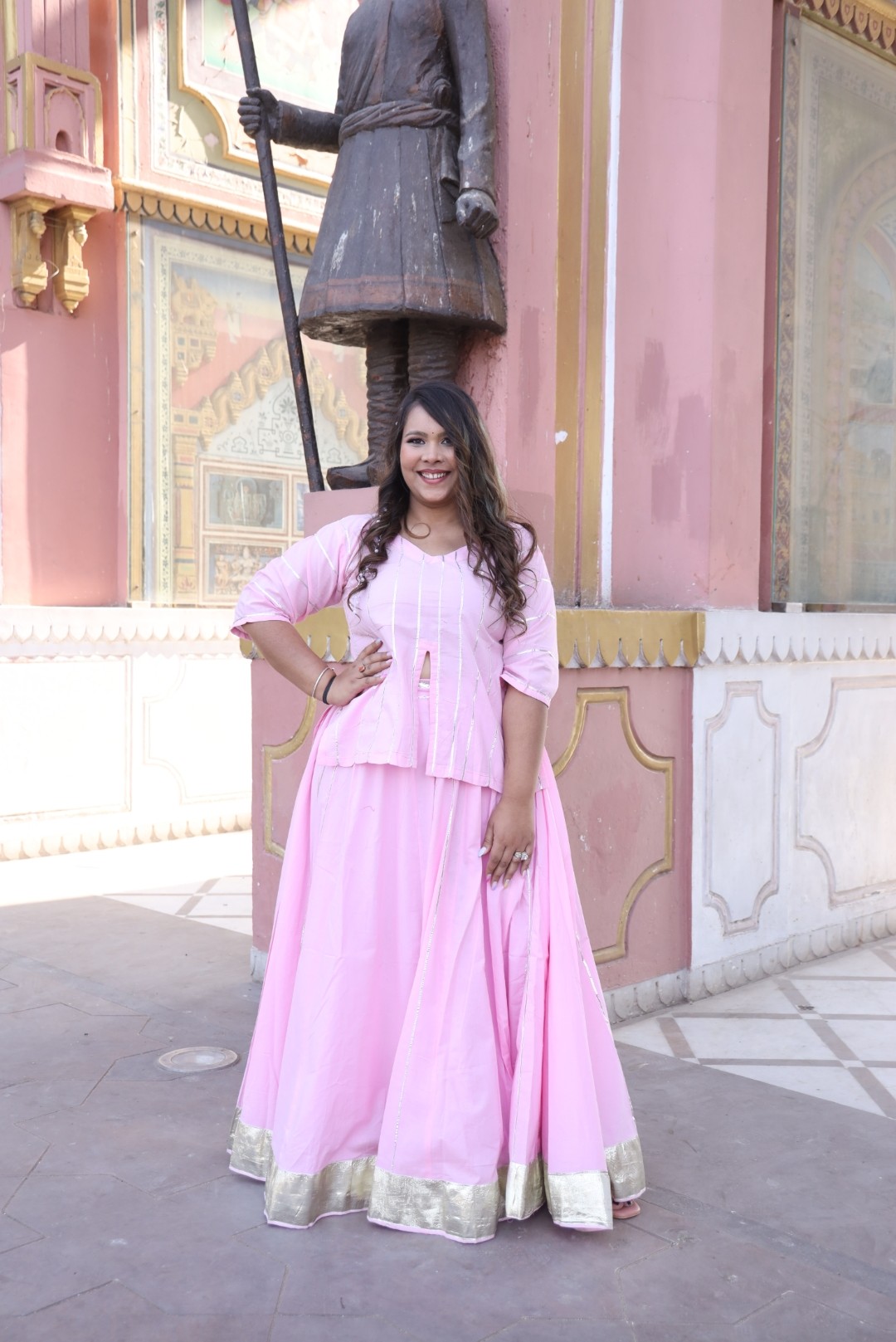 Shanaya Baby Pink Lehenga Set