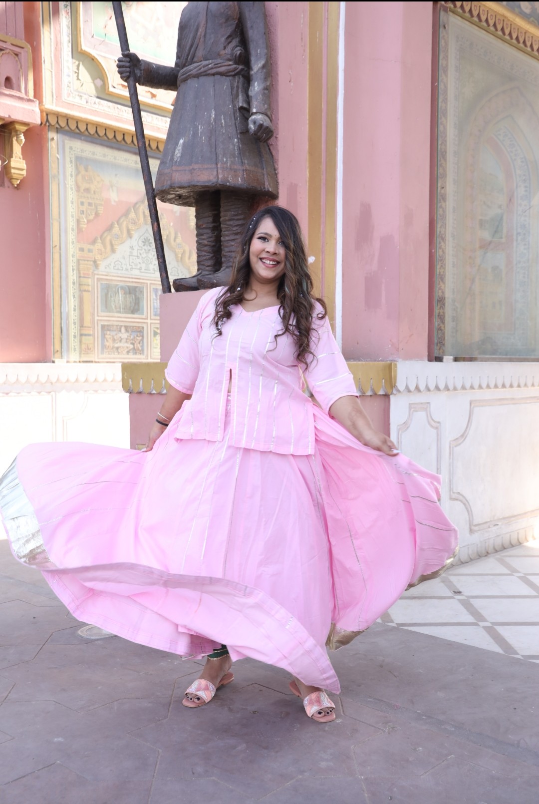 Shanaya Baby Pink Lehenga Set