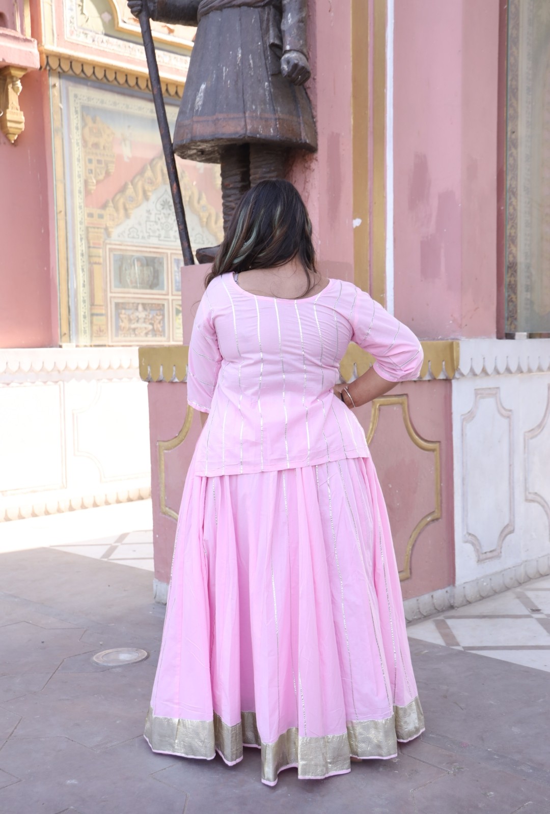 Shanaya Baby Pink Lehenga Set