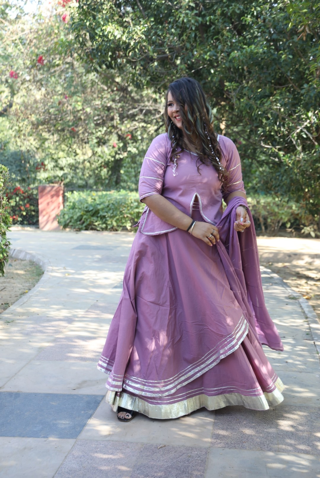Zoya Onion Pink Lehenga Set