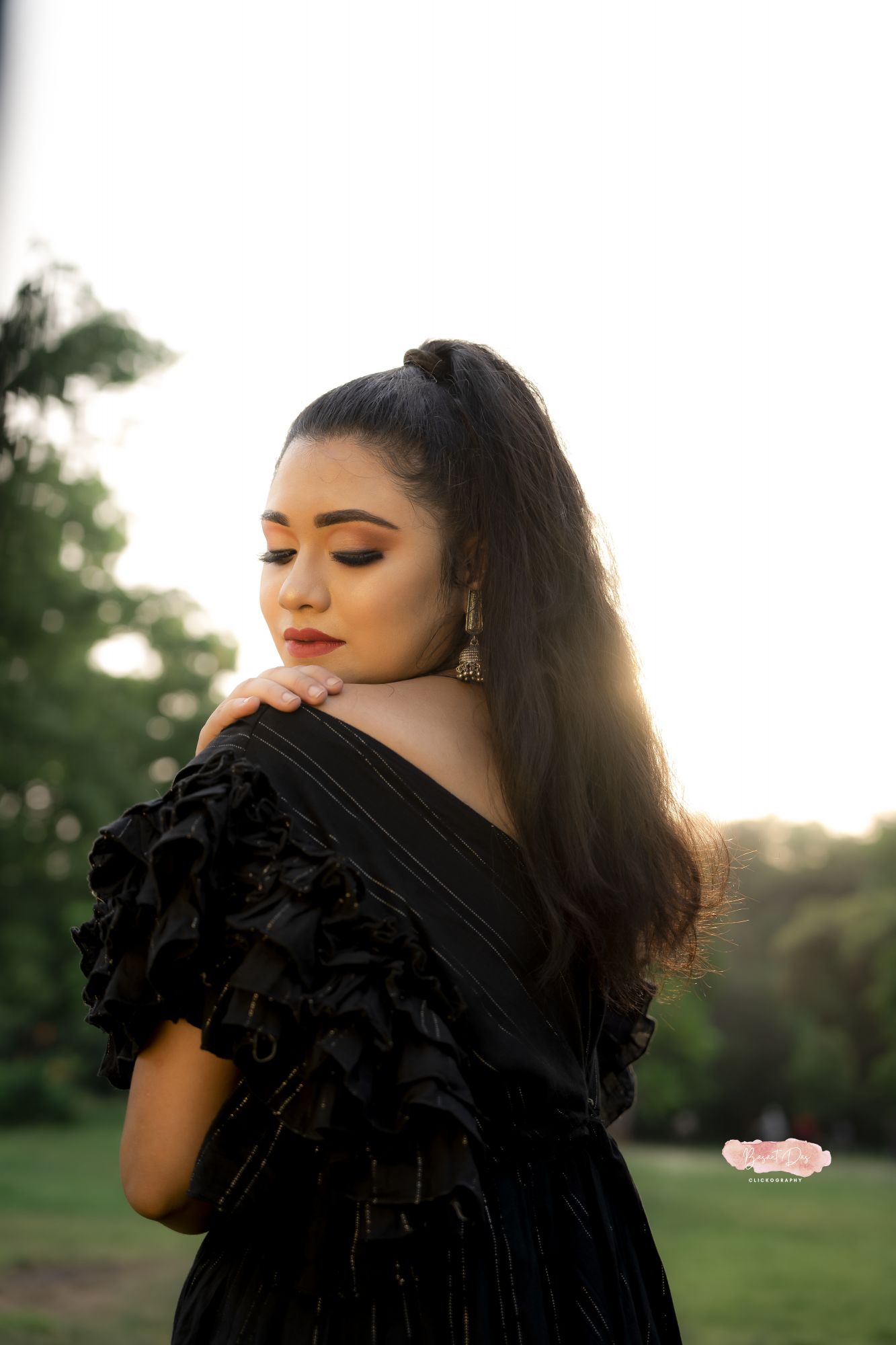 Silver charcoal dress