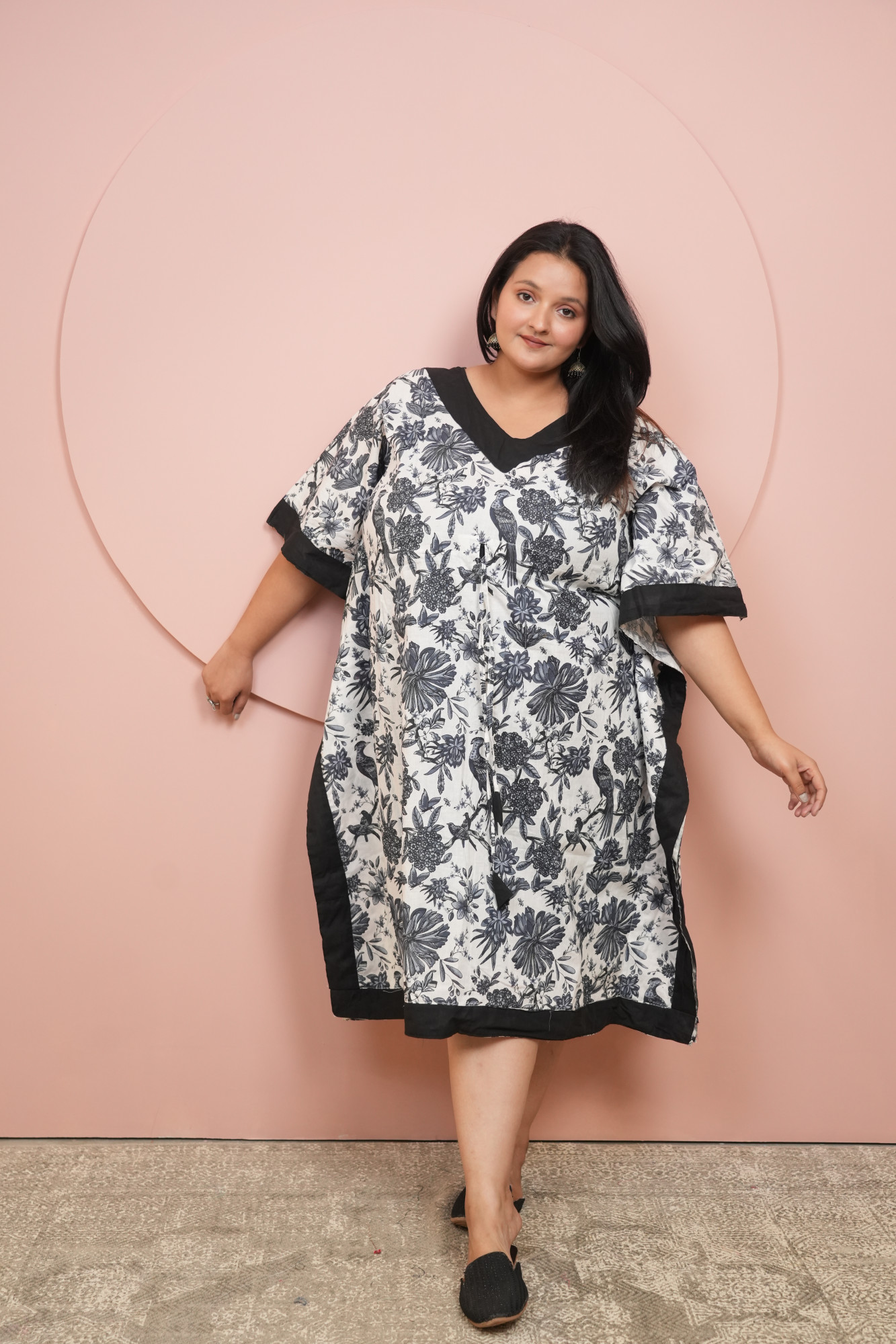 White Bird Printed Kaftan