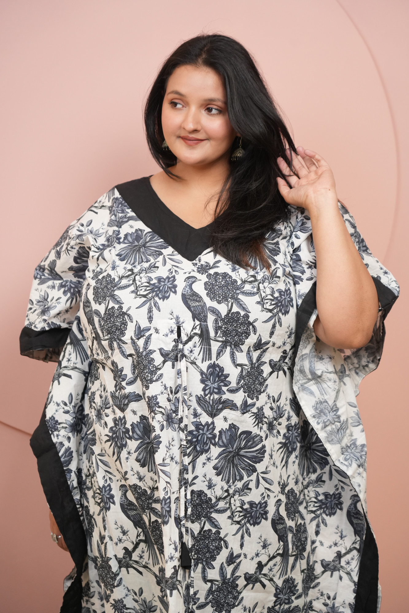 White Bird Printed Kaftan