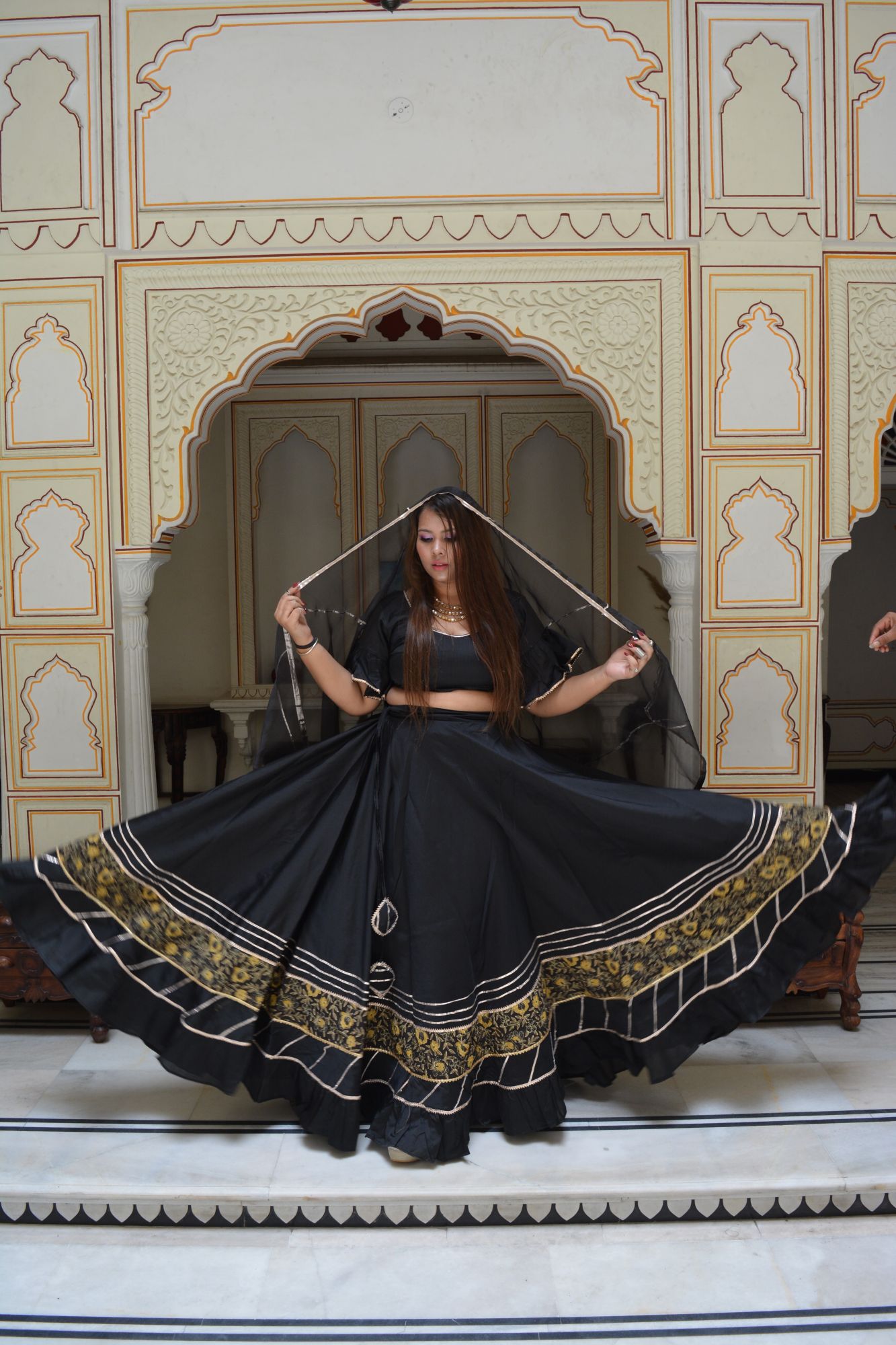 Black Lehenga Set