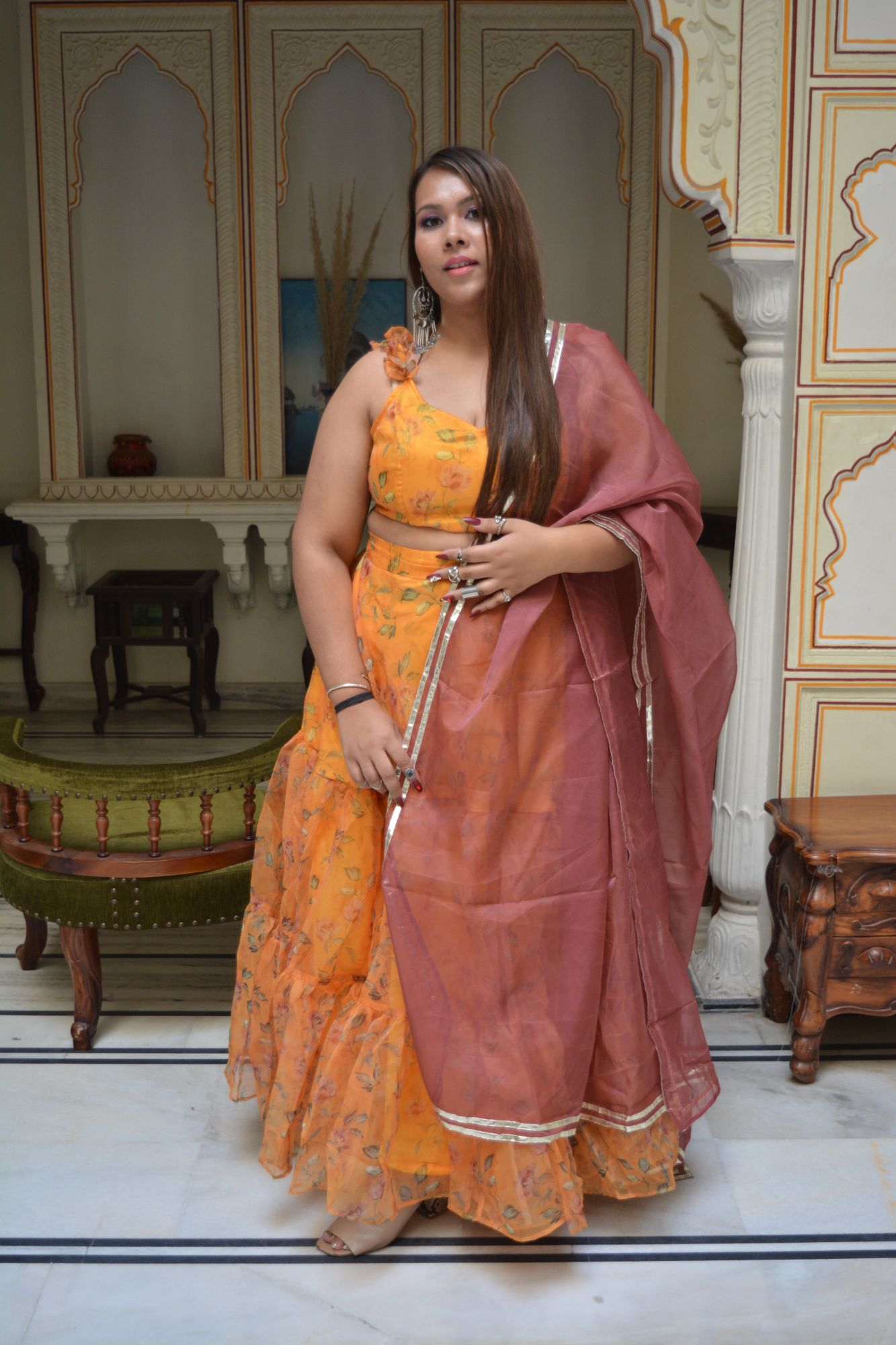 Yellow Lehenga Set