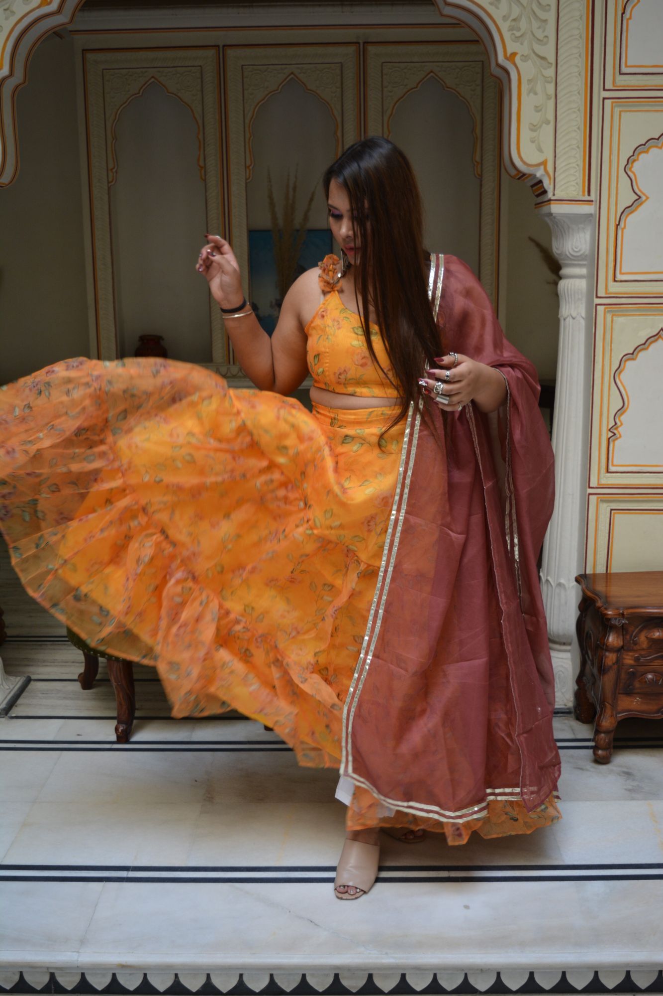 Yellow Lehenga Set