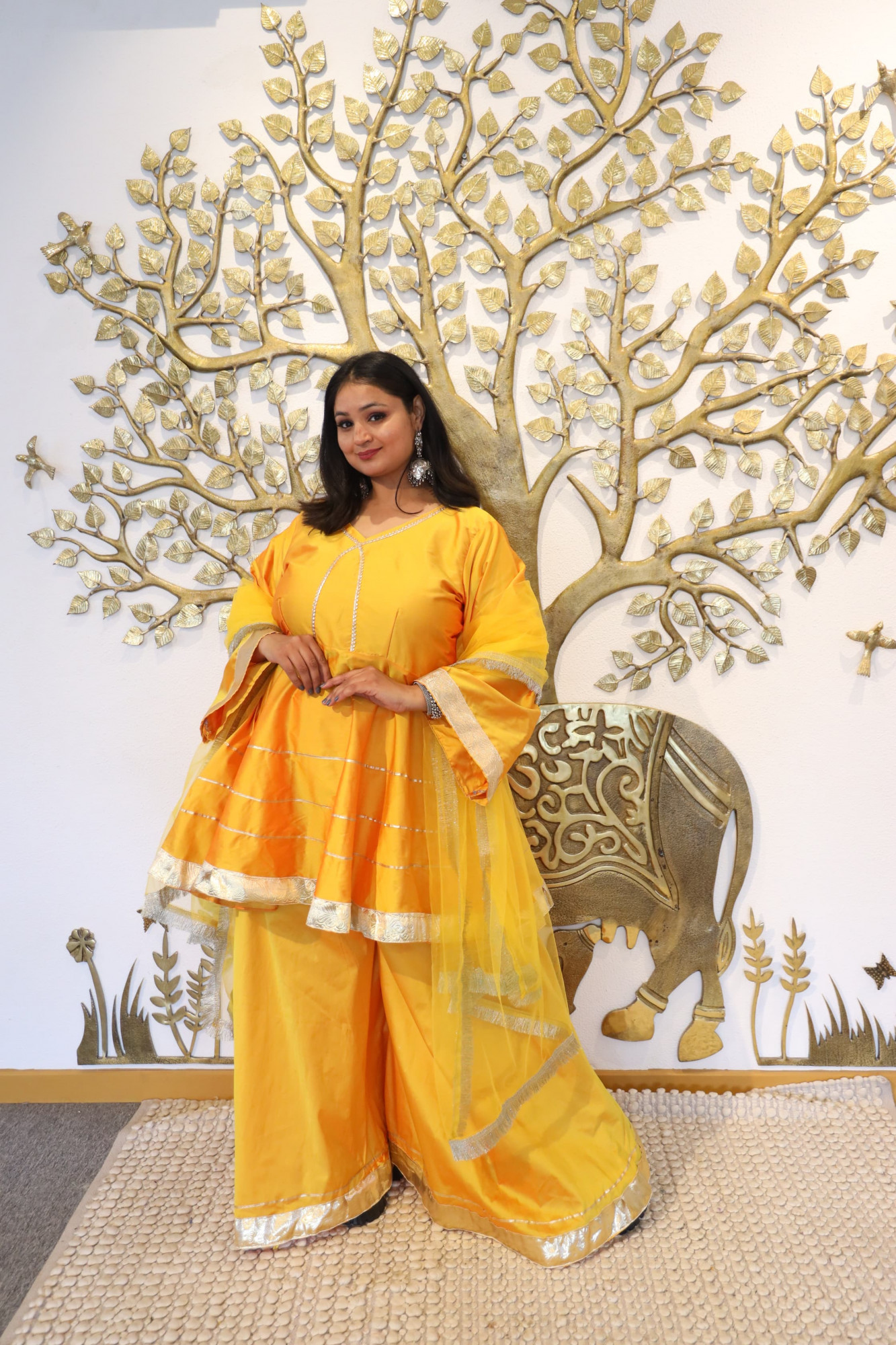 Sunflower Sharara Suit Set