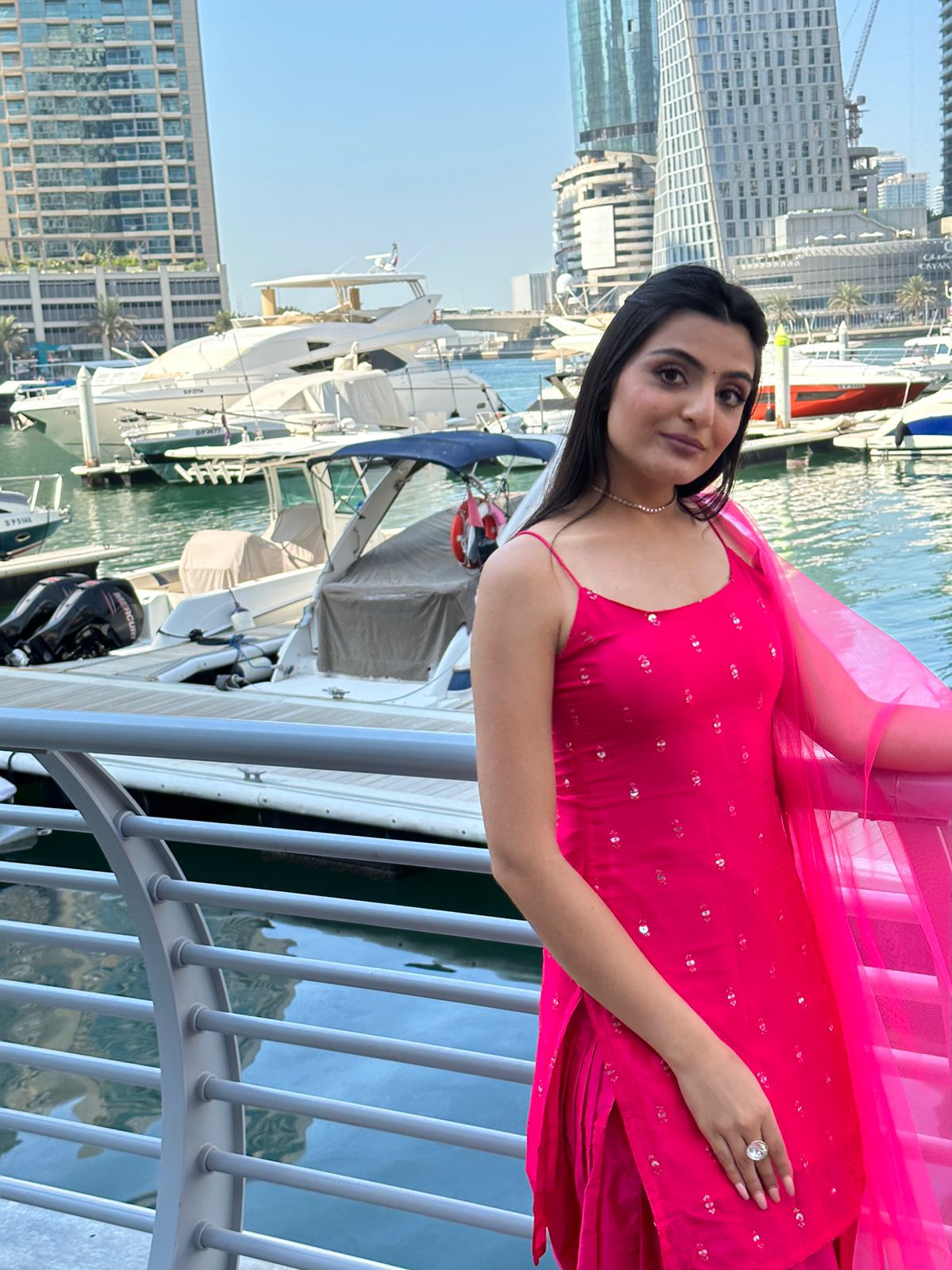 Hot Pink Patiala Set