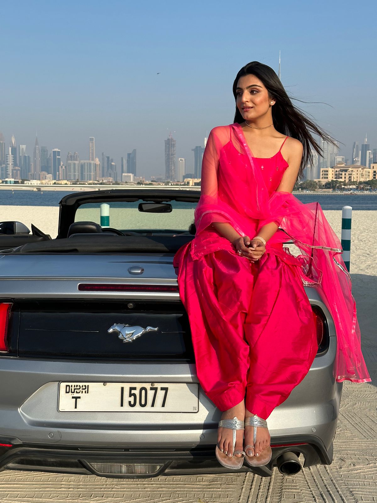 Hot Pink Patiala Set