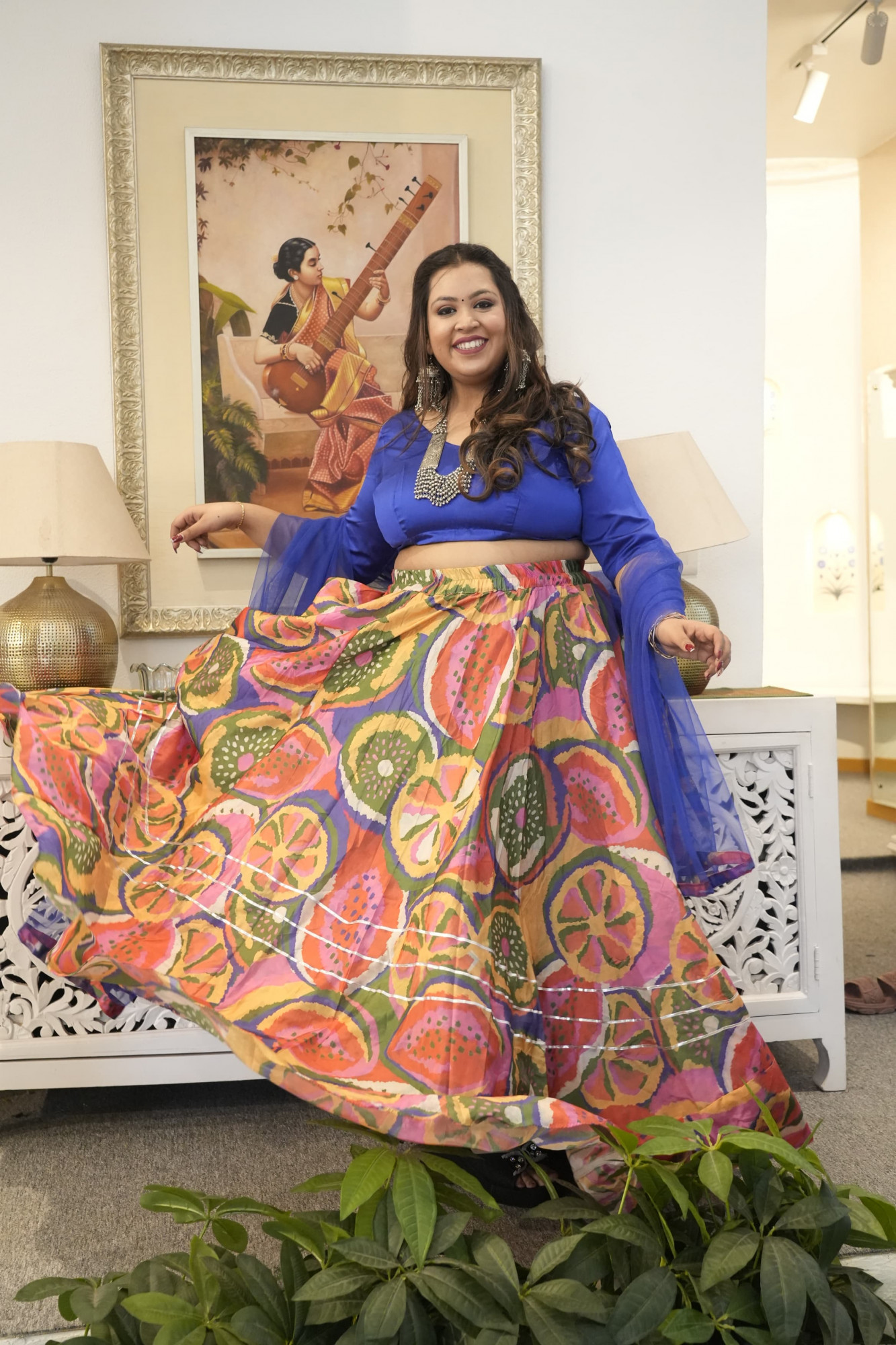 Lemon Twist Silk Lehenga Set