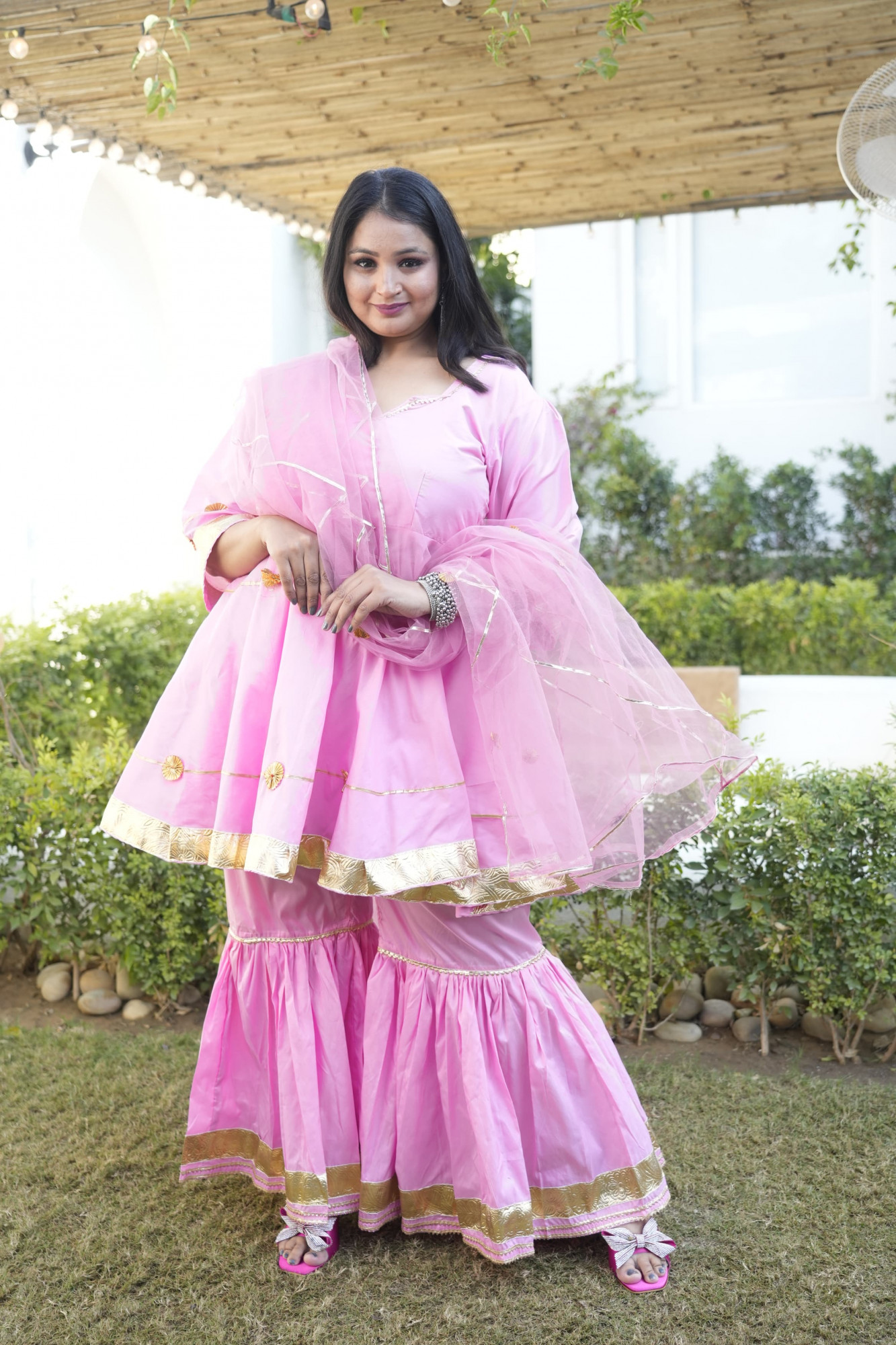 Blush Sharara Suit Set