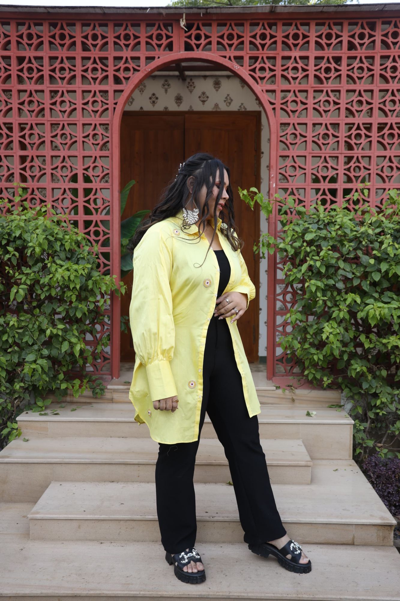 May Every Evil Eye Go Blind Shirt in Yellow