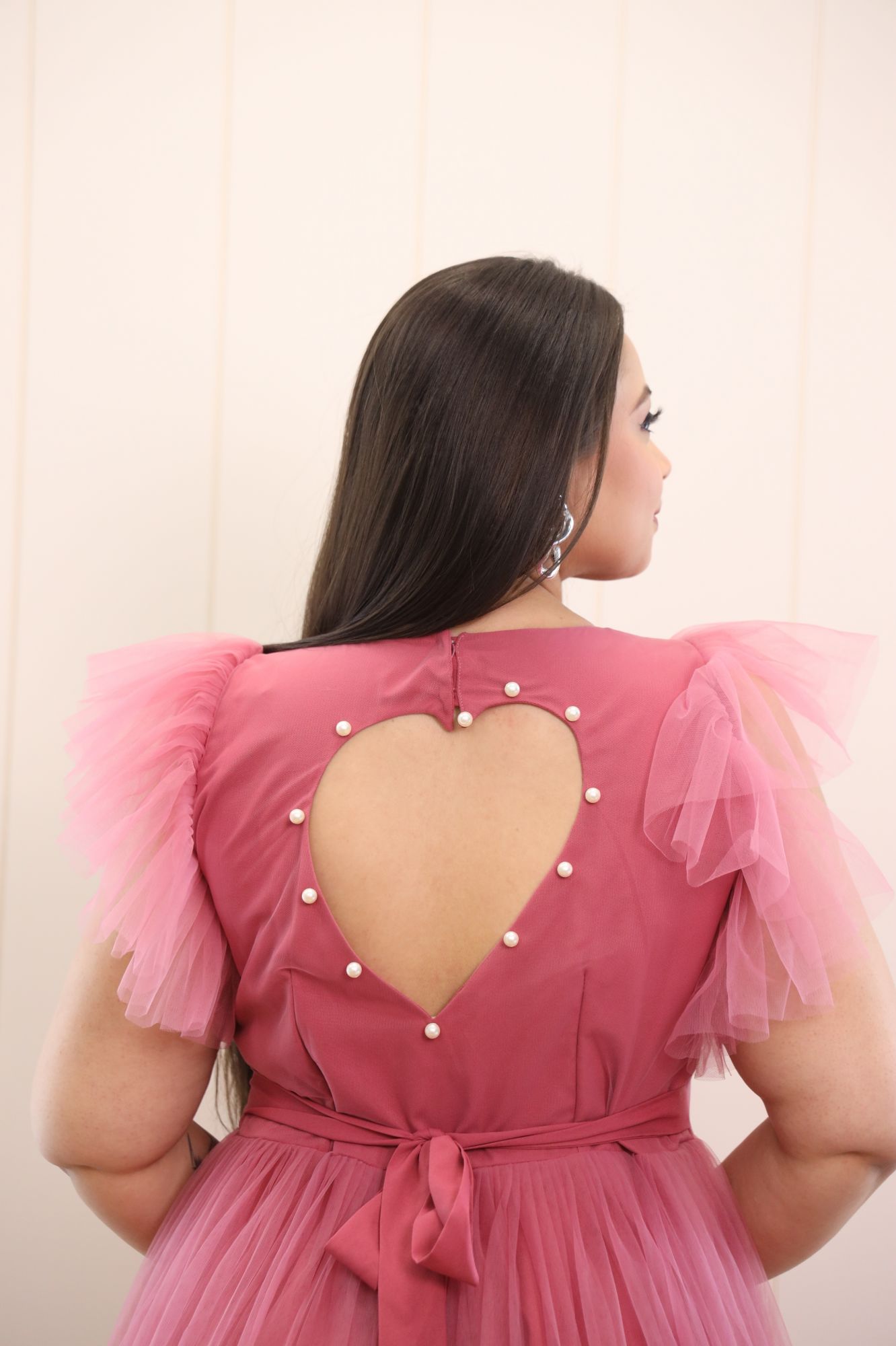 Dark Onion Flared Short Dress