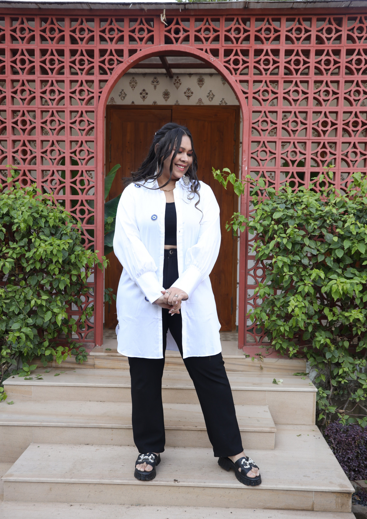 May Every Evil Eye Go Blind Shirt in White