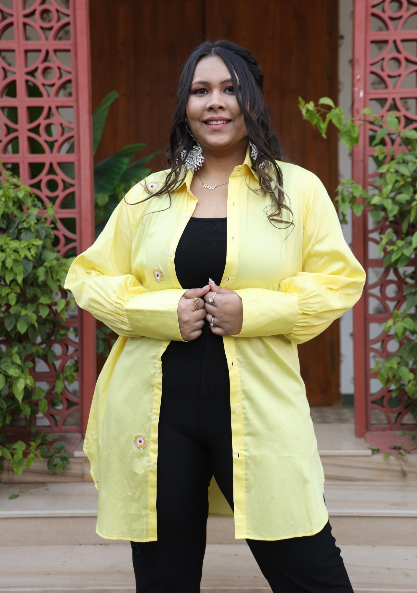 May Every Evil Eye Go Blind Shirt in Yellow