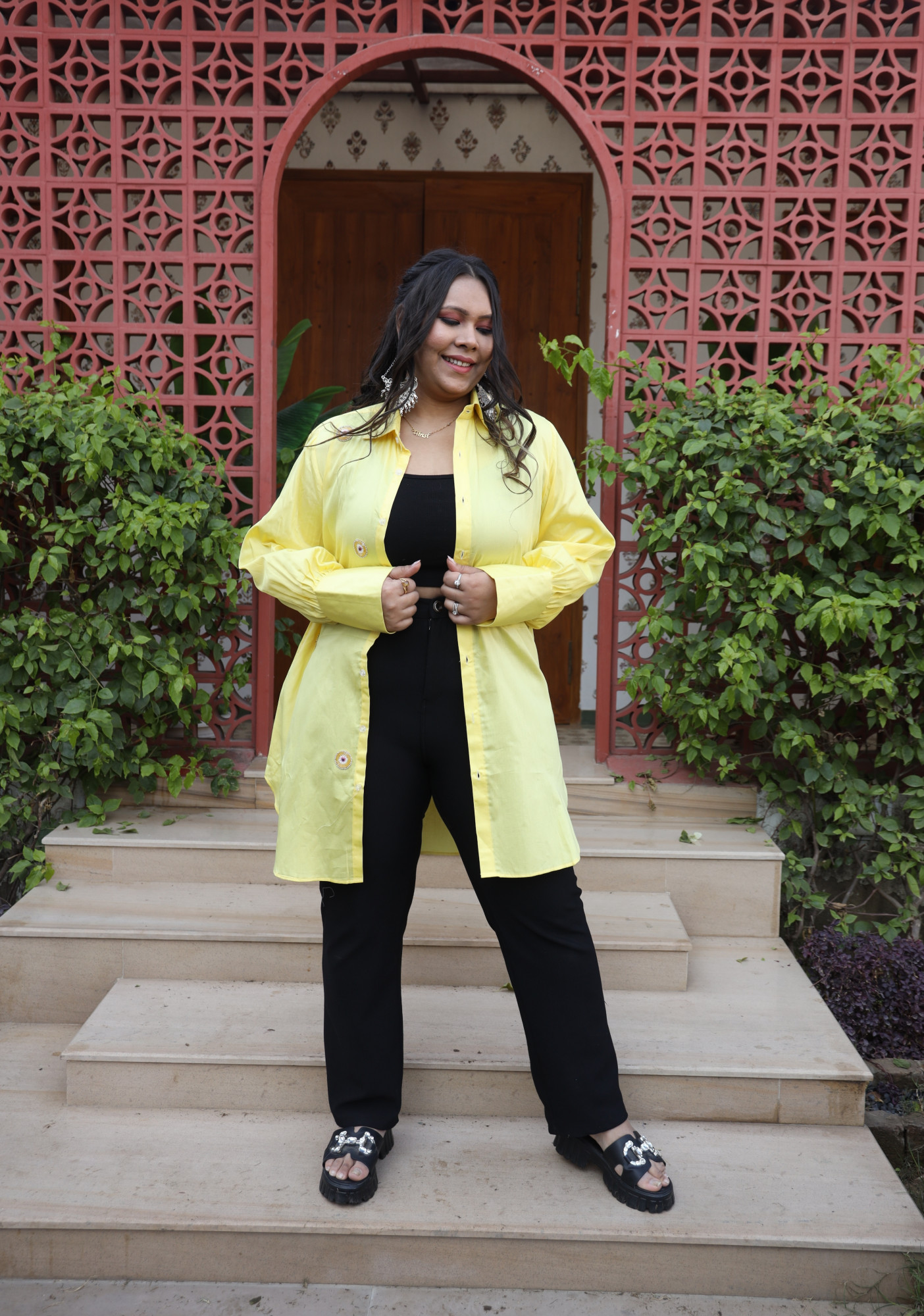 May Every Evil Eye Go Blind Shirt in Yellow