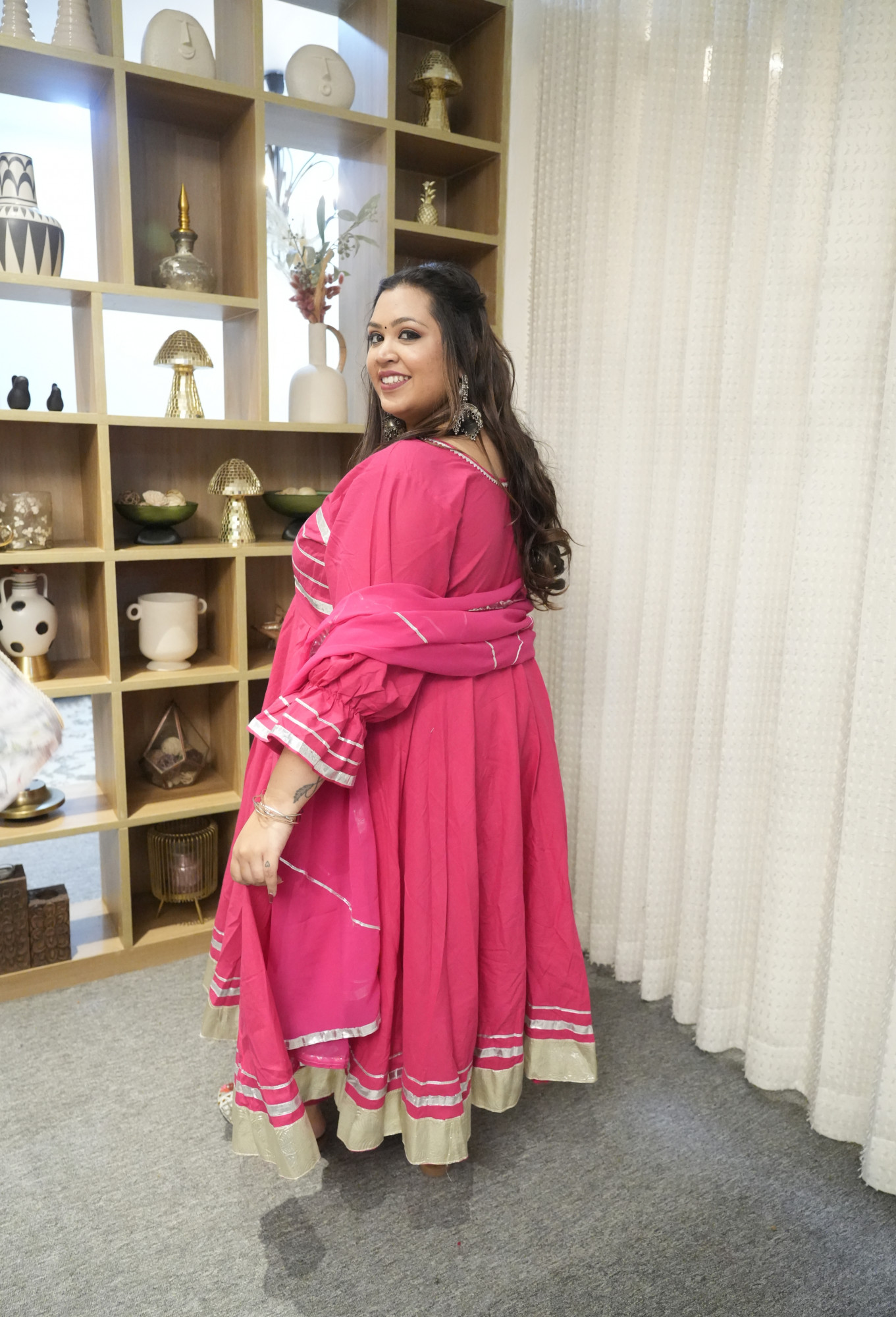 Gul Rani Pink Anarkali Set