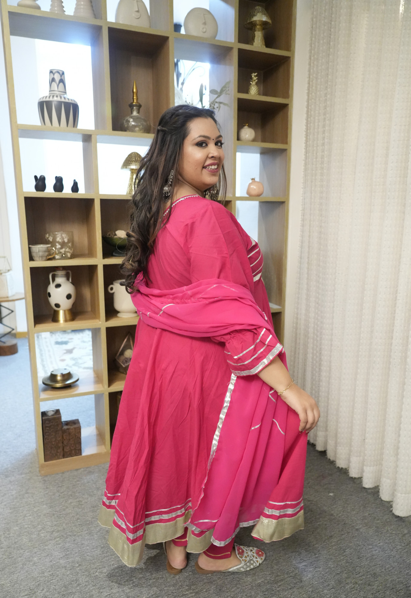 Gul Rani Pink Anarkali Set