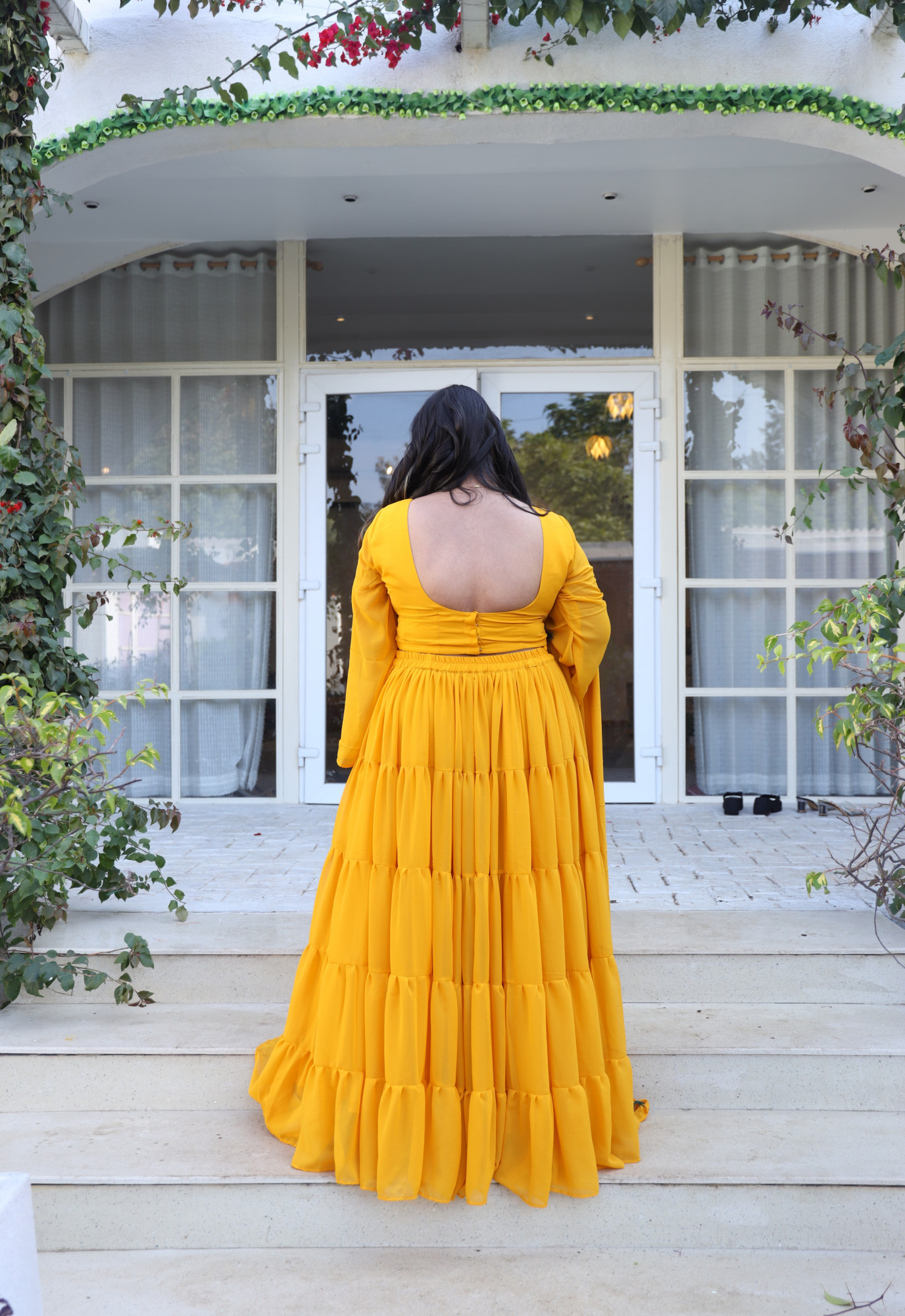 Sunshine Georgette Lehenga Set