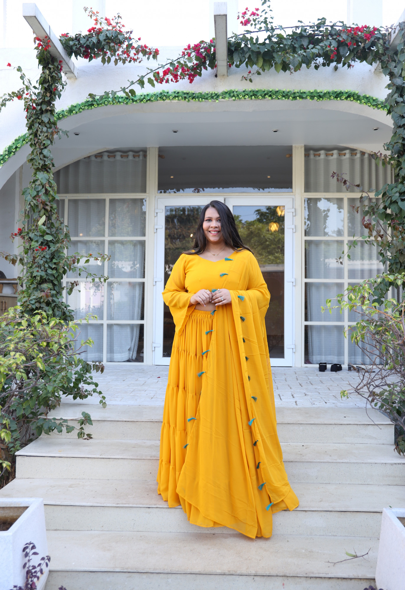 Sunshine Georgette Lehenga Set