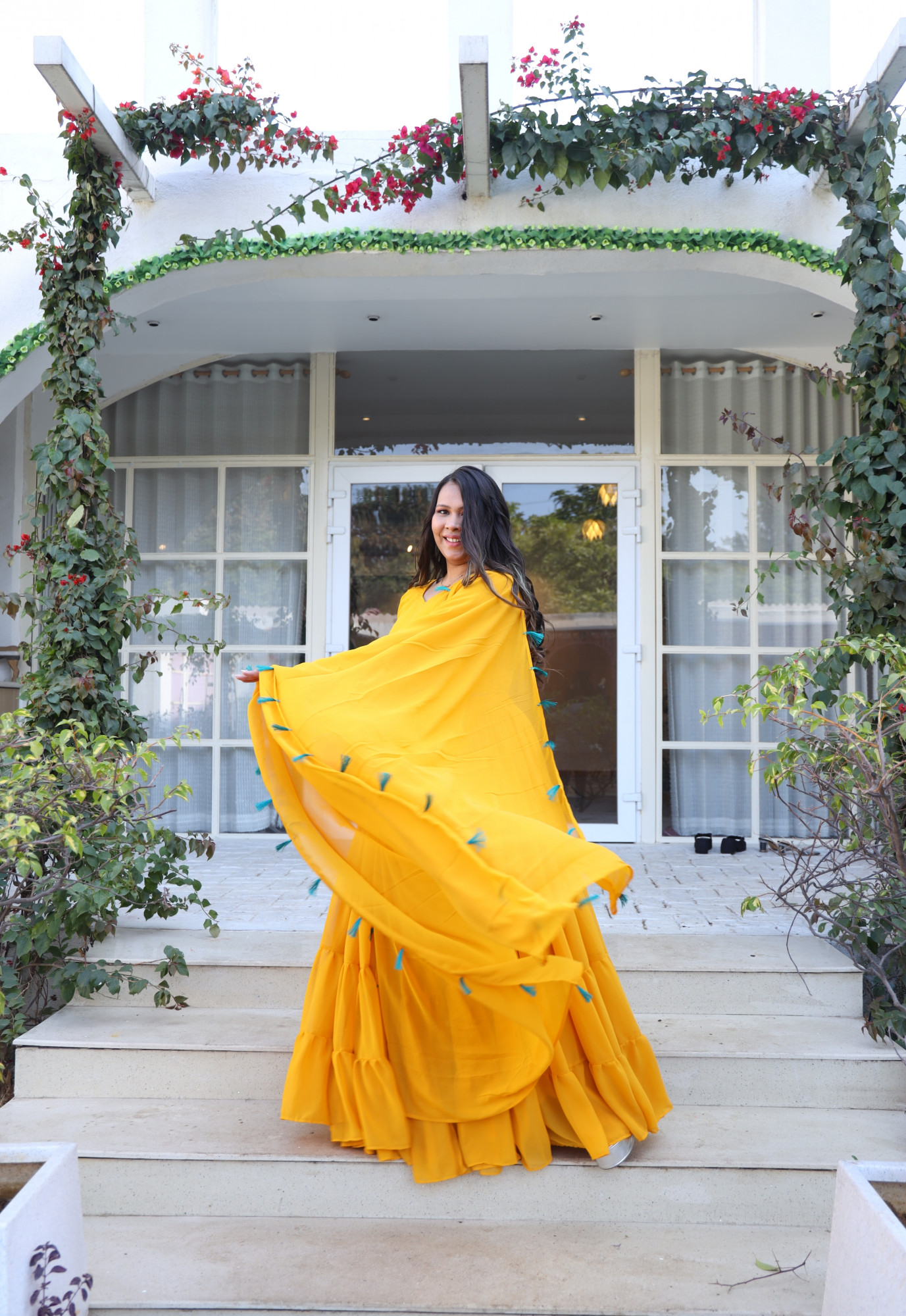 Sunshine Georgette Lehenga Set