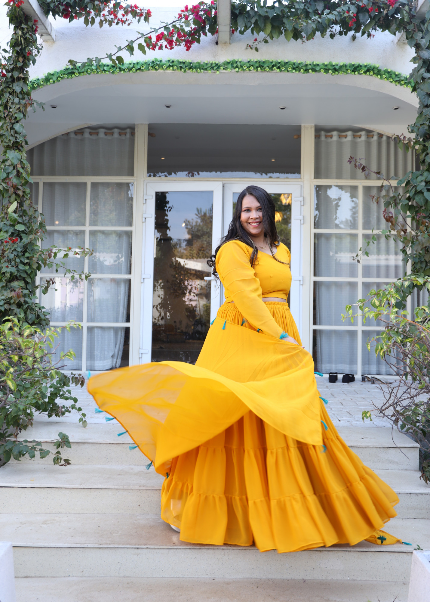 Sunshine Georgette Lehenga Set