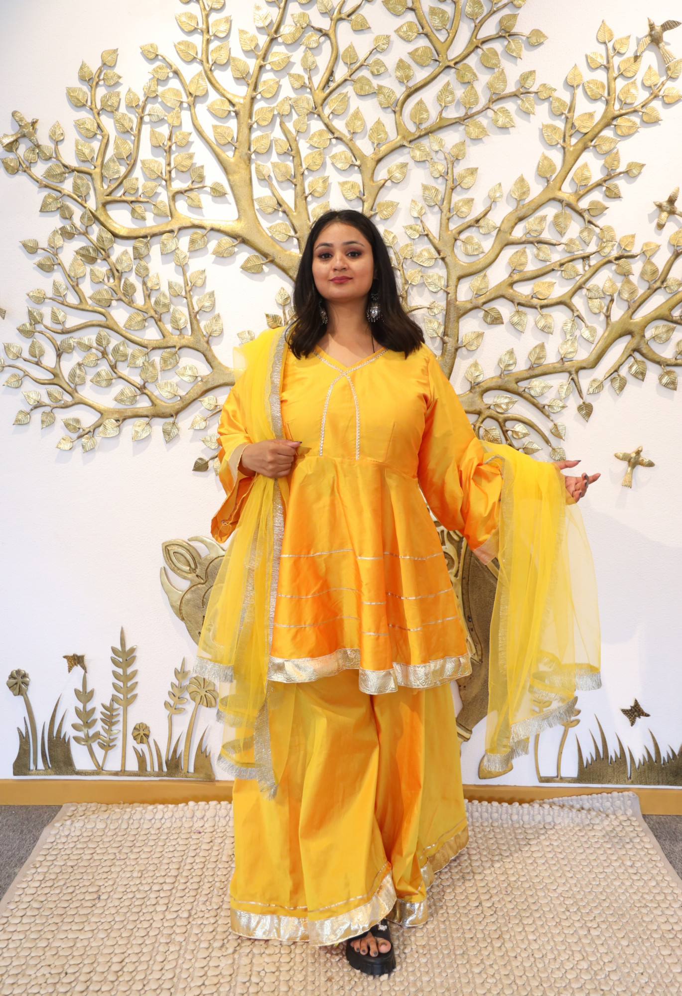 Sunflower Sharara Suit Set