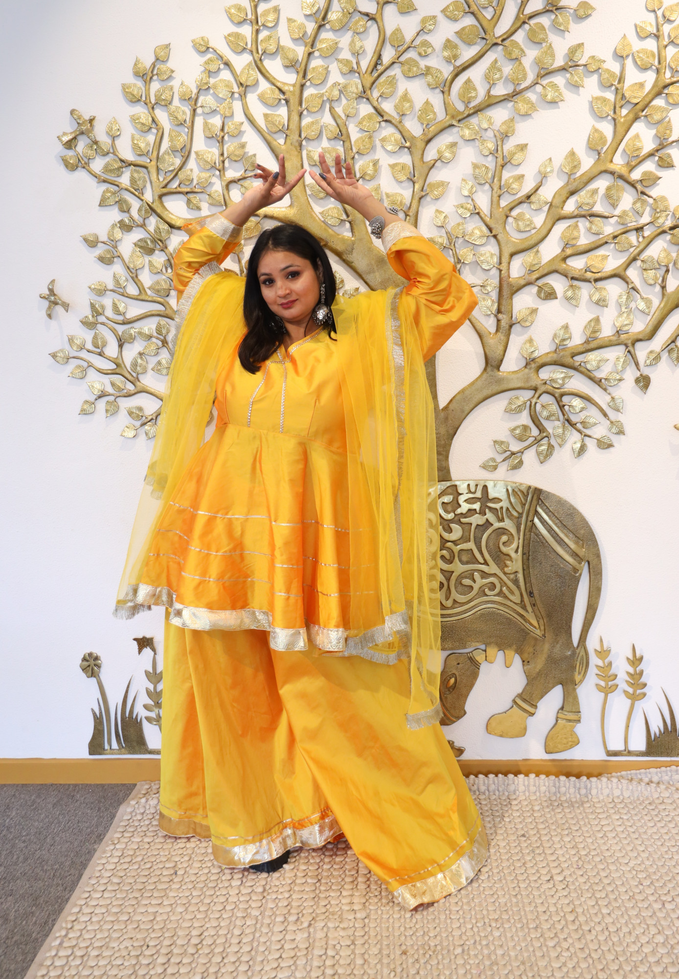 Sunflower Sharara Suit Set