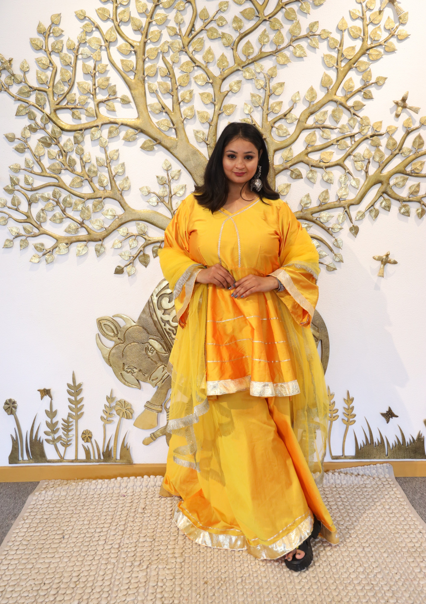 Sunflower Sharara Suit Set