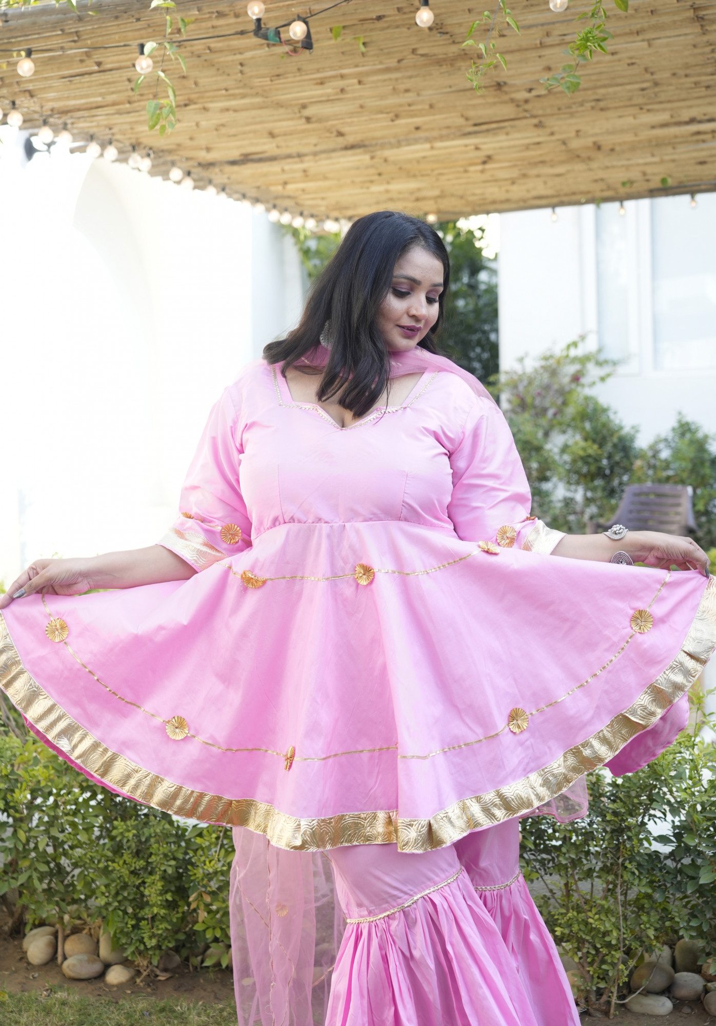 Blush Sharara Suit Set