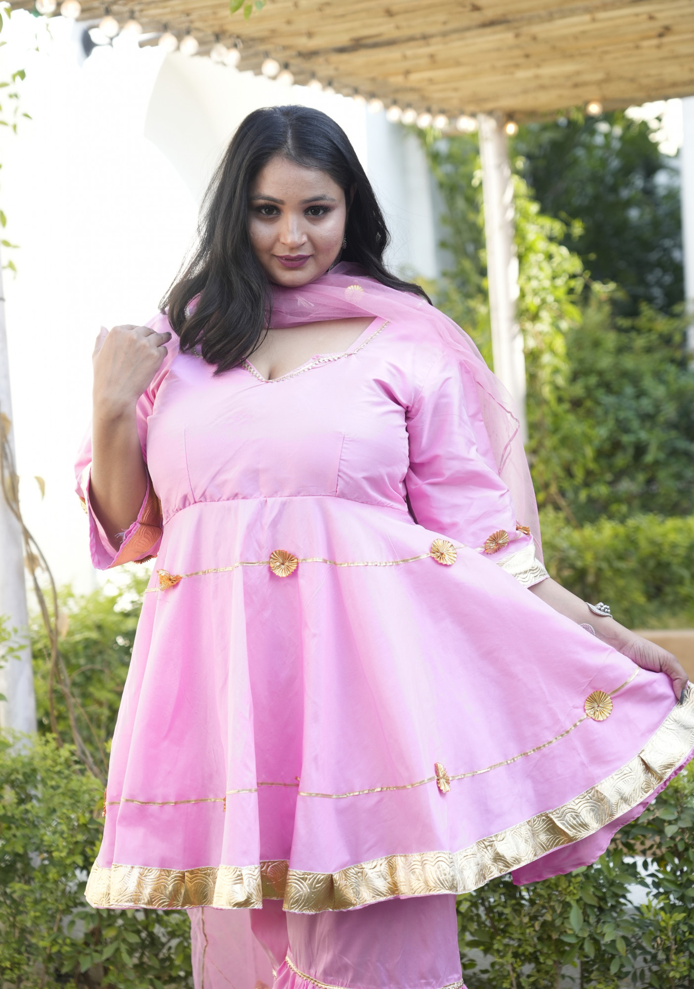 Blush Sharara Suit Set