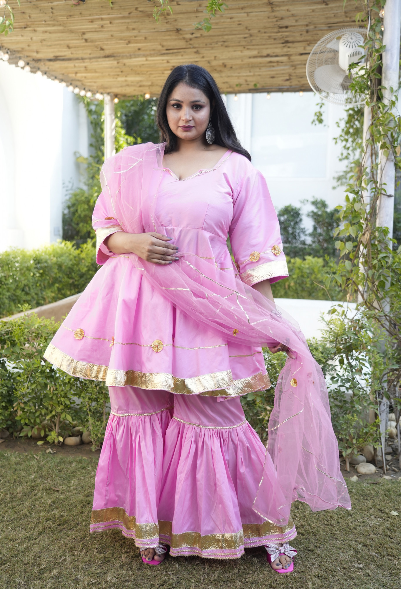 Blush Sharara Suit Set