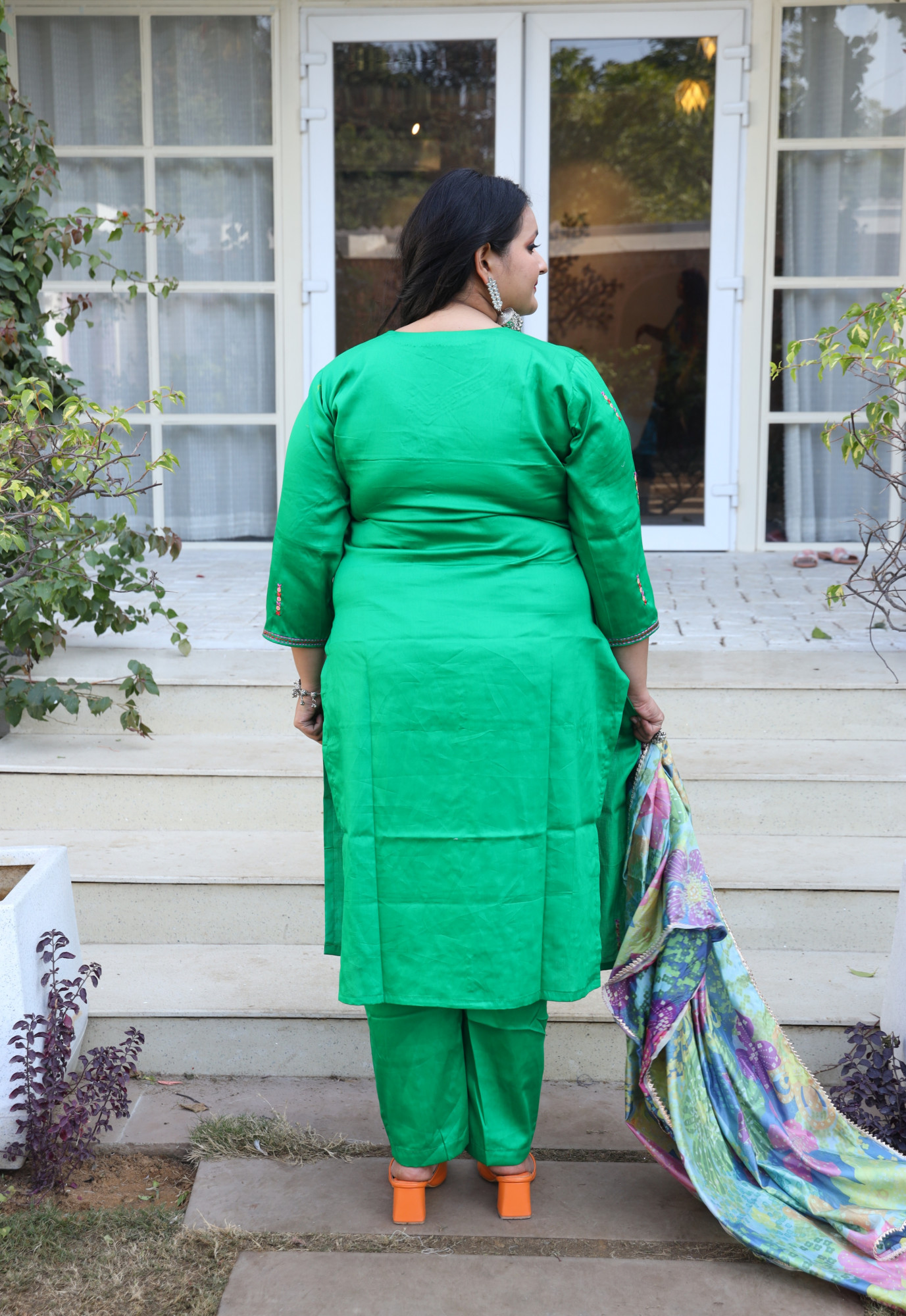 Forest Fantasy Embroidered Suit Set