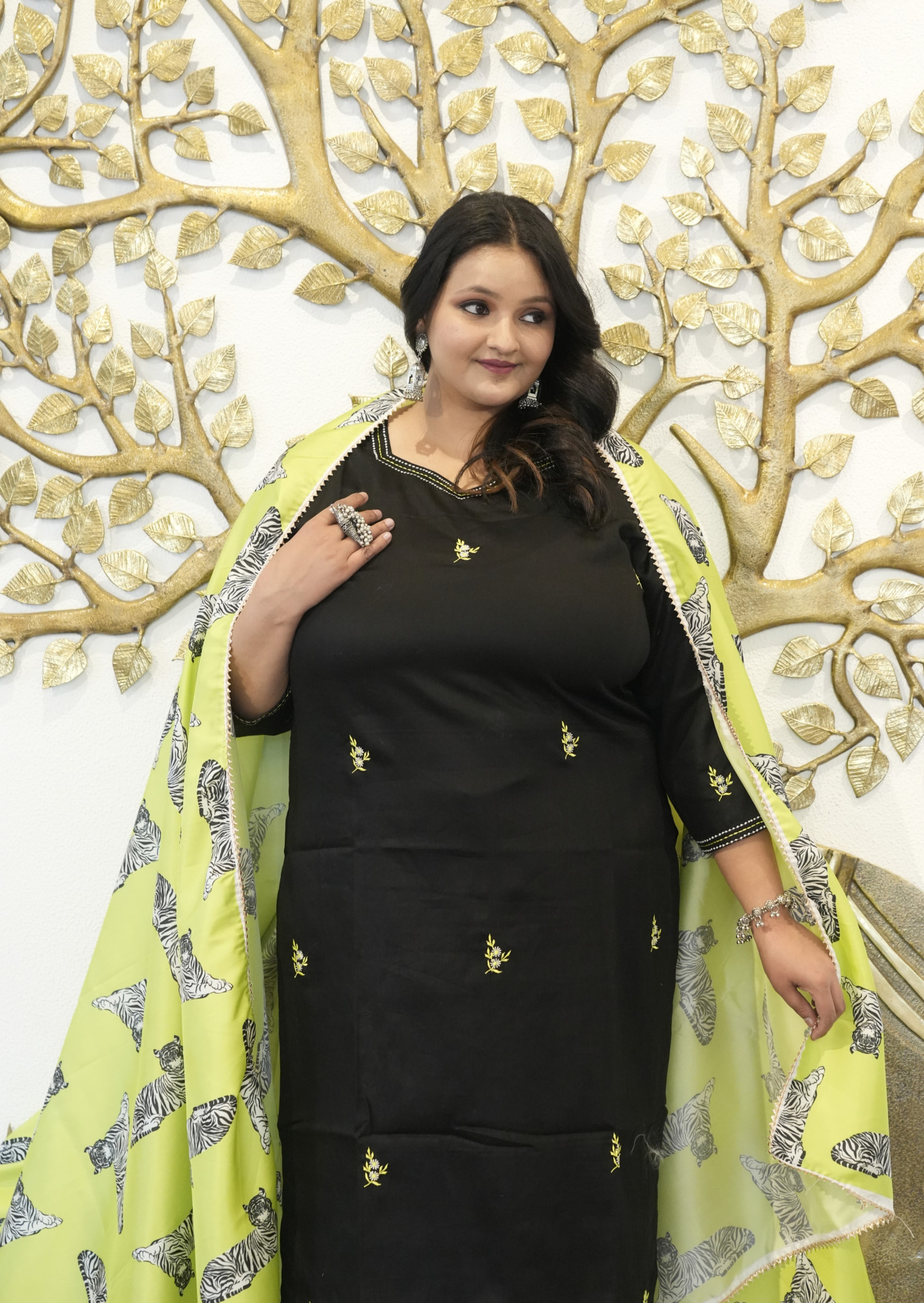 Dark Magic Embroidered Suit Set