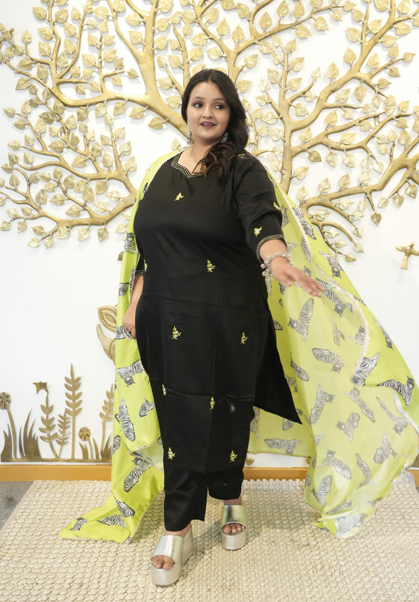 Dark Magic Embroidered Suit Set