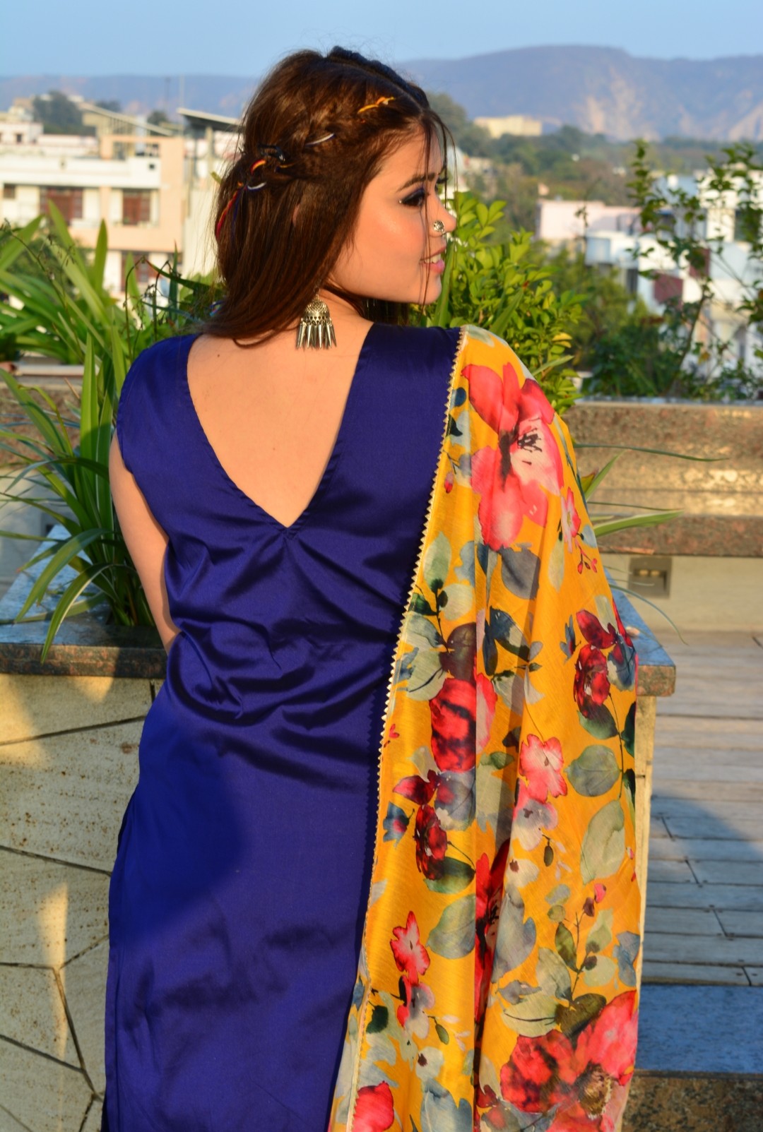Ada blue suit set