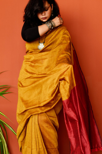 Sunehri Cotton Saree