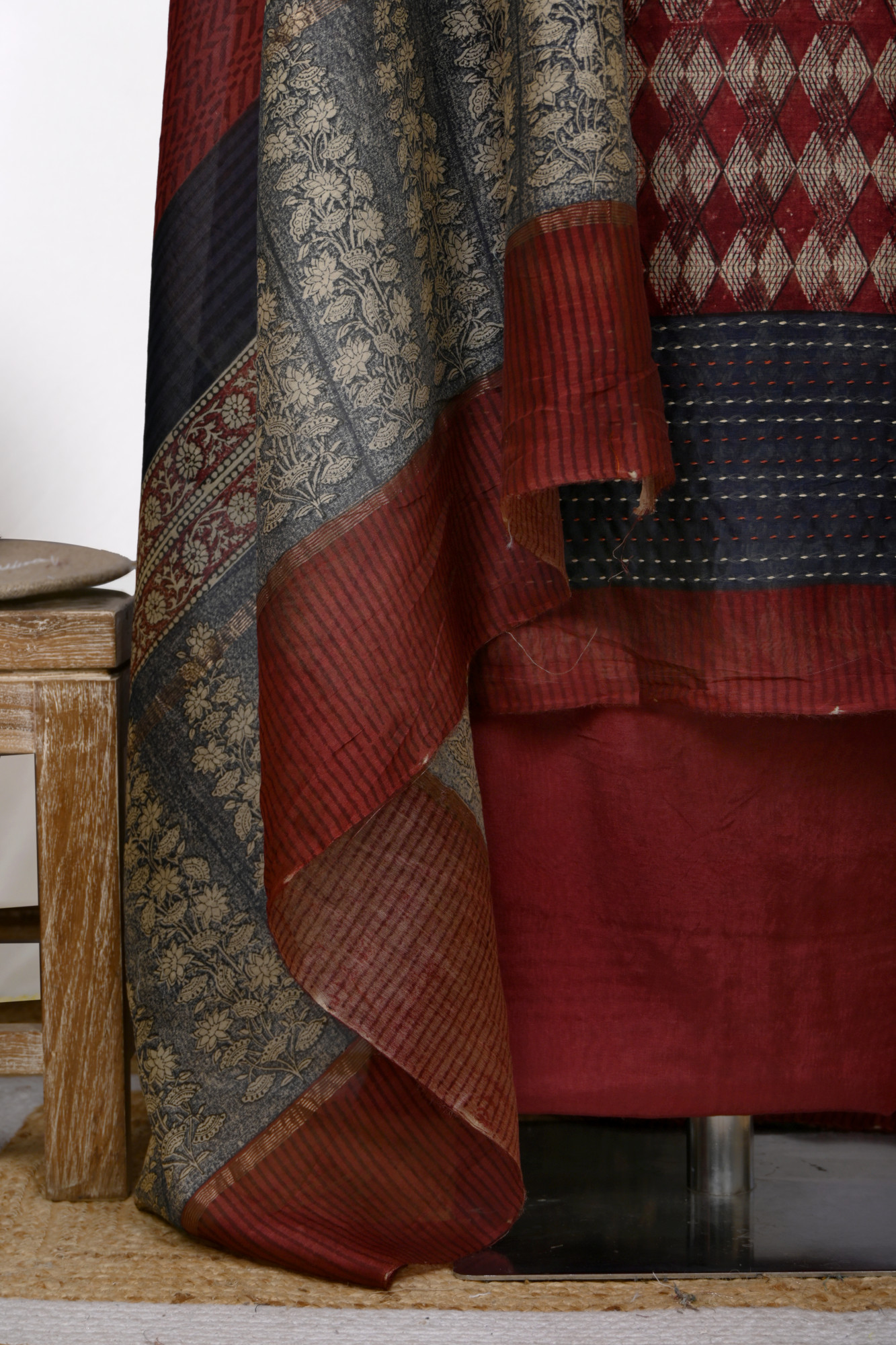 Maroon Chanderi Suit Set with Beautiful Dupatta - 811-LV-US3715-14B